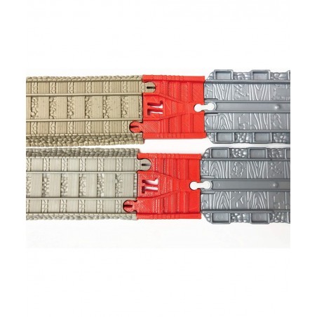 Adapters Compatible with Take-n-Play to 2009 Brown Trackmaster Train Tracks (Red) $15.51 Toy Train Set Tracks