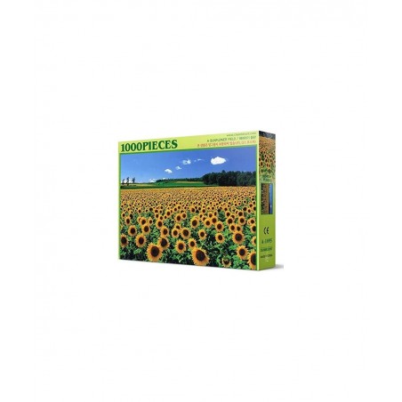 1000 piece Premium Jigsaw Puzzles "A Sunflower Field" A-1095 $28.90 Jigsaw Puzzles