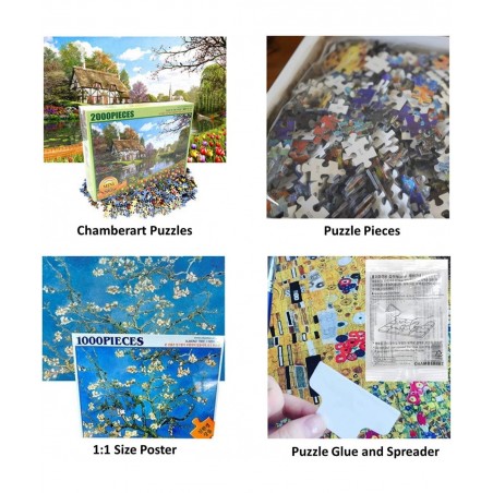 1000 piece Premium Jigsaw Puzzles "A Sunflower Field" A-1095 $28.90 Jigsaw Puzzles