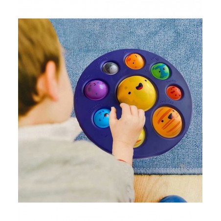 Planet Simple Bubble Dimple Fidget Popper Planets for Kids Solar System Toys Simple Bubble Dimple Fidget Toys for Kids Stress...
