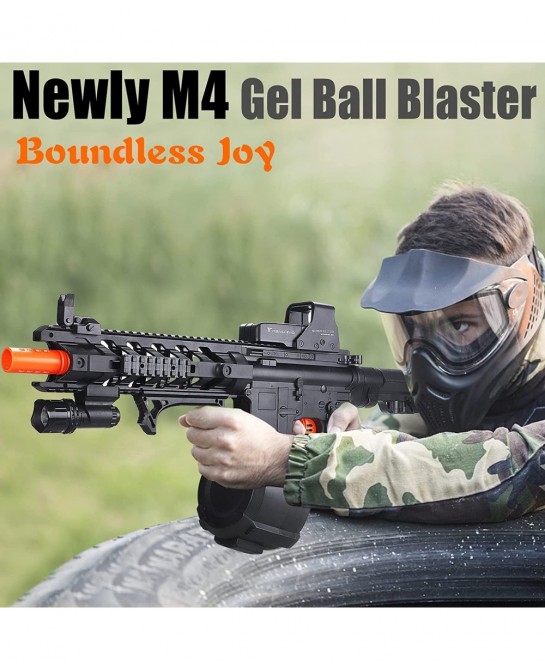 Gel Ball Blaster with 50000+ Water Beads Automatic M4 Splat Blaster Toy - Ages 14+ $107.46 Toy Foam Blasters & Guns