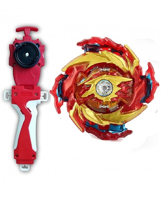 Bey Burst Battling Top Blade Evolution Super King Booster B-174-01 Hyperion Burn Starter Right and Left Turing String Launche...
