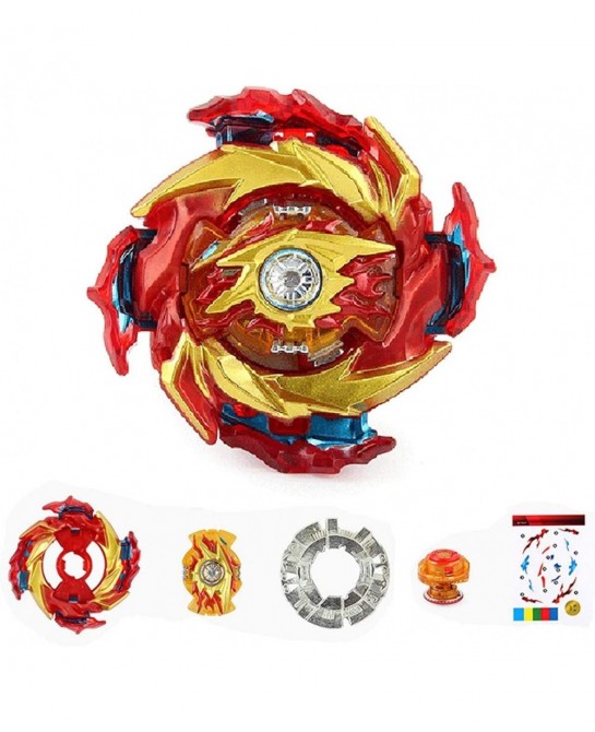 Bey Burst Battling Top Blade Evolution Super King Booster B-174-01 Hyperion Burn Starter Right and Left Turing String Launche...