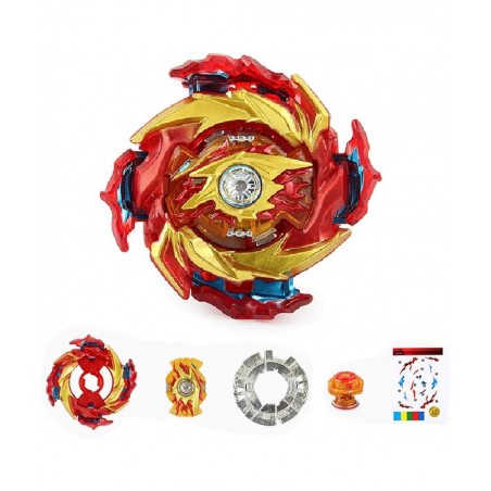 Bey Burst Battling Top Blade Evolution Super King Booster B-174-01 Hyperion Burn Starter Right and Left Turing String Launche...