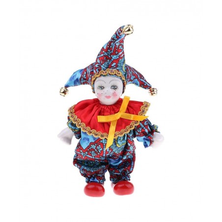 Clown Doll Angle Model Porcelain Triangel Doll for Halloween Decoration Ornaments Home Table Desk Top Decor 6inch - B $27.26 ...