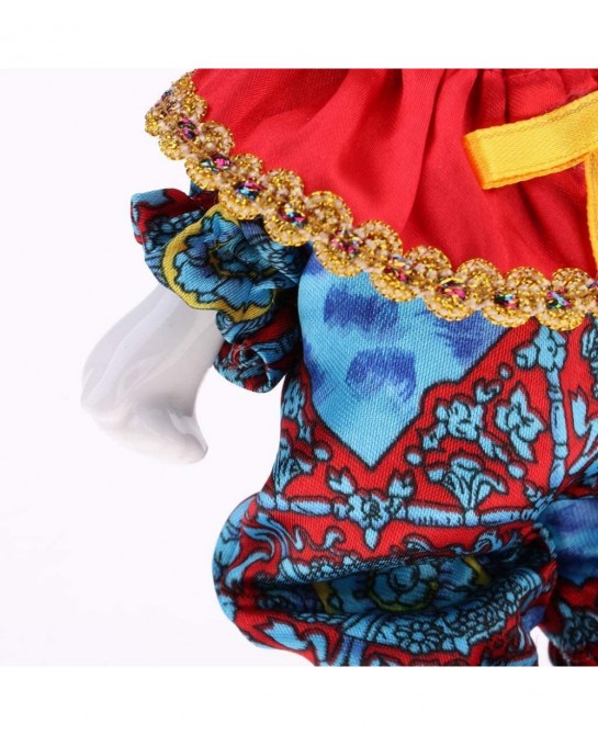 Clown Doll Angle Model Porcelain Triangel Doll for Halloween Decoration Ornaments Home Table Desk Top Decor 6inch - B $27.26 ...