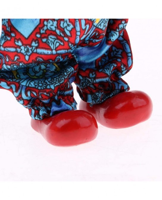 Clown Doll Angle Model Porcelain Triangel Doll for Halloween Decoration Ornaments Home Table Desk Top Decor 6inch - B $27.26 ...