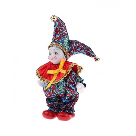 Clown Doll Angle Model Porcelain Triangel Doll for Halloween Decoration Ornaments Home Table Desk Top Decor 6inch - B $27.26 ...