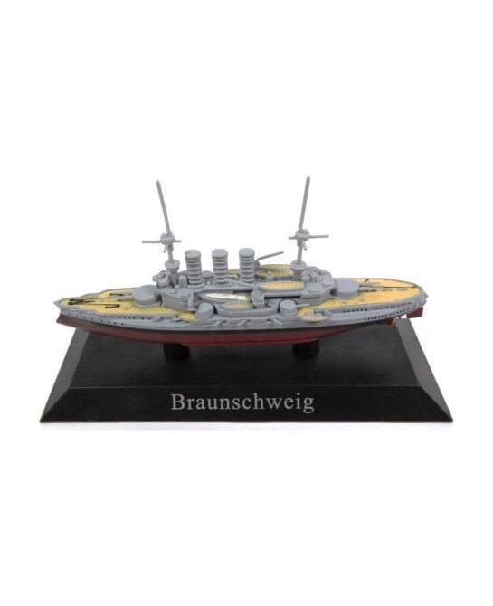 Warships Collection SMS Braunschweig 1902 Class Liner / Warship 1/1250 WS62 $88.78 Kids' Play Boats