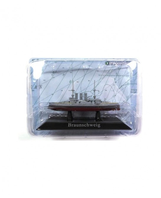 Warships Collection SMS Braunschweig 1902 Class Liner / Warship 1/1250 WS62 $88.78 Kids' Play Boats