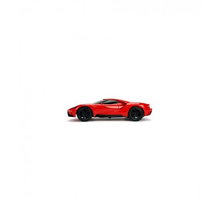Hyperchargers 1:16 Big Time Muscle R/C '17 Ford GT Vehicle Ready to Run USB Charging Radio Control Car red red w/ White Strip...