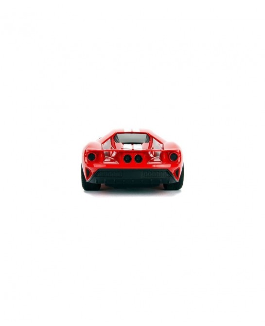 Hyperchargers 1:16 Big Time Muscle R/C '17 Ford GT Vehicle Ready to Run USB Charging Radio Control Car red red w/ White Strip...