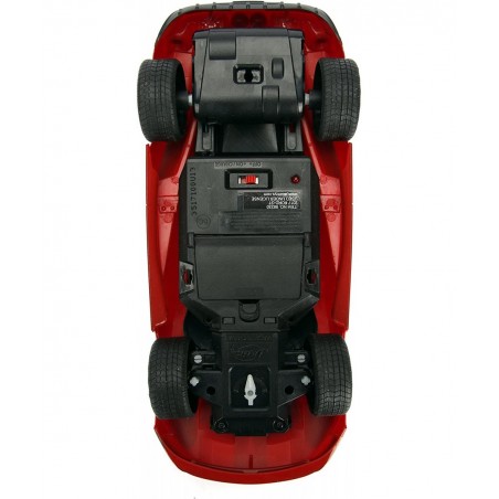 Hyperchargers 1:16 Big Time Muscle R/C '17 Ford GT Vehicle Ready to Run USB Charging Radio Control Car red red w/ White Strip...