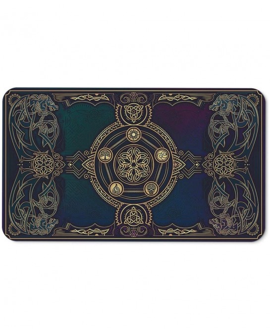Lucid Dragon Blast (Stitched) - MTG Playmat - Compatible for Magic The Gathering Playmat - Play MTG YuGiOh Pokemon TCG - Orig...