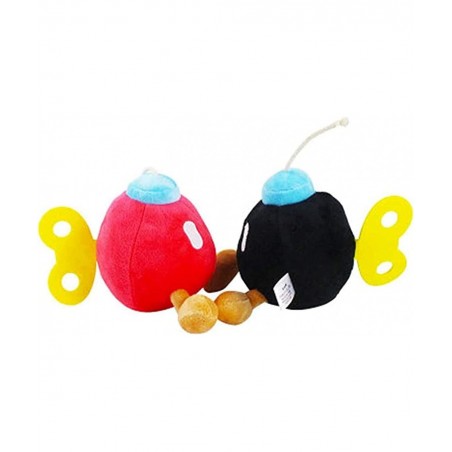 Bob-omb Bomb Red Black Plush Toy Set for Children Kids Gifts New 5.5 Inches $28.13 Plush Figure Toys