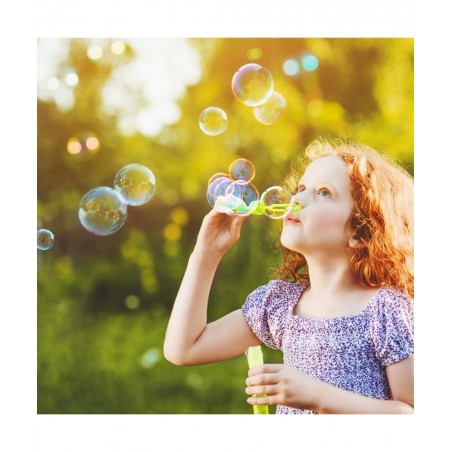 Bubble Solution Refill 64oz | Non Toxic Bubble Maker Solution for Kids | Bubble Liquid with Easy Pour Funnel Top for Bubble M...