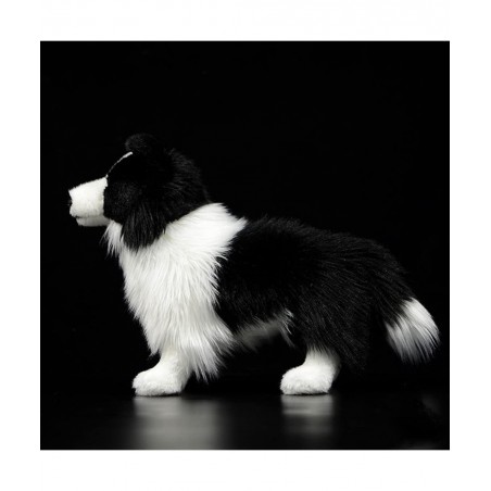 Lifelike Border Collie Plush Dolls Puppy Stuffed Animals Toys 11" Long $47.90 Stuffed Animals & Teddy Bears