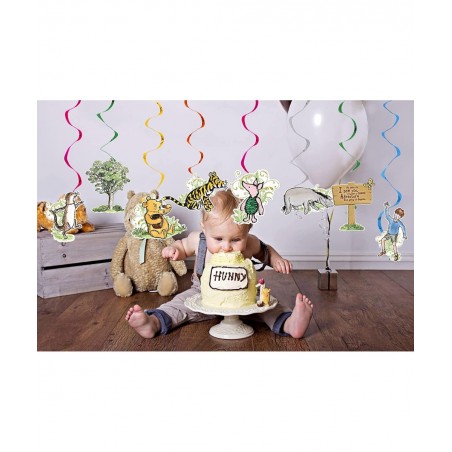 18 Pcs Winnie Hanging Swirls Cute Winnie Party Decorations The Pooh Baby Shower Decorations Winnie Theme Birthday Party Suppl...