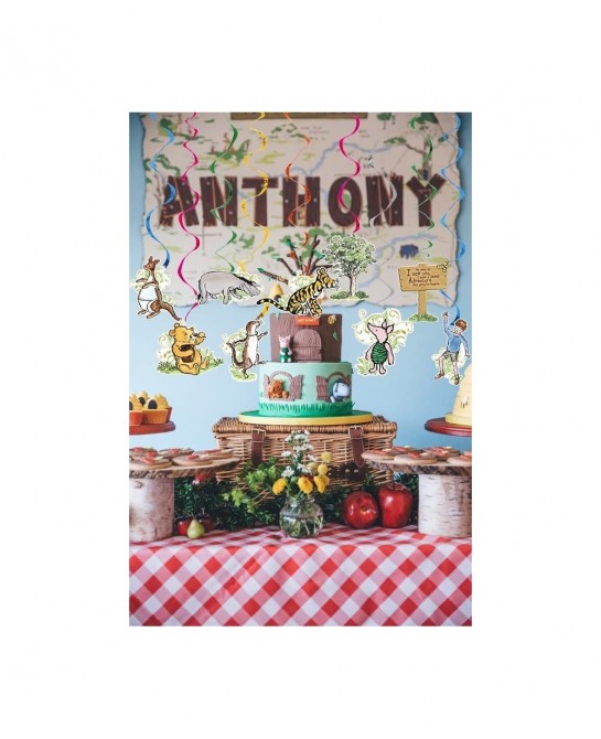18 Pcs Winnie Hanging Swirls Cute Winnie Party Decorations The Pooh Baby Shower Decorations Winnie Theme Birthday Party Suppl...