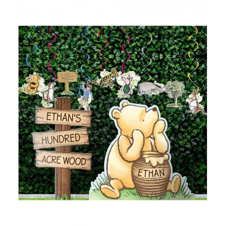 18 Pcs Winnie Hanging Swirls Cute Winnie Party Decorations The Pooh Baby Shower Decorations Winnie Theme Birthday Party Suppl...