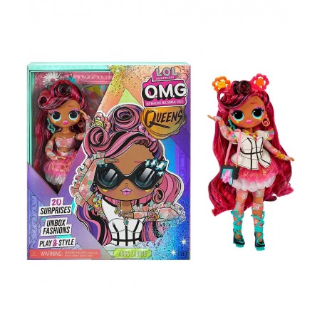 LOL OMG Queens Miss Divine Doll with 20 Surprises Including Outfit and Accessories for Fashion Toy Girls Ages 3 and up 10-inc...