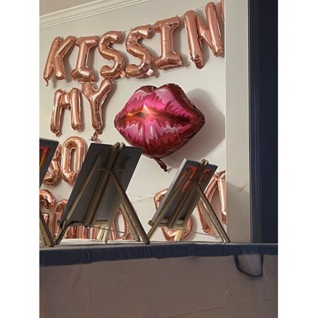 Kissing My 30s Goodbye Decorations Kissing My 30s Goodbye Banner Balloons 40th Birthday Balloon Dirty 40 Balloon $29.31 Kids'...