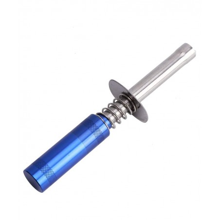 RC Glow Plug Igniter Durable Aluminum Alloy 1:10 Scale Remote Control Vehicle Lightweight Glow Plug Igniter RC Accessory Fit ...