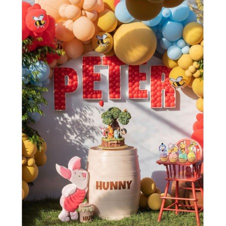 Winnie Cupcake Toppers 48 Pcs Cute Pooh Cake Topper The Pooh Baby Shower Decorations Perfect For Kids First Birthday Party Ca...