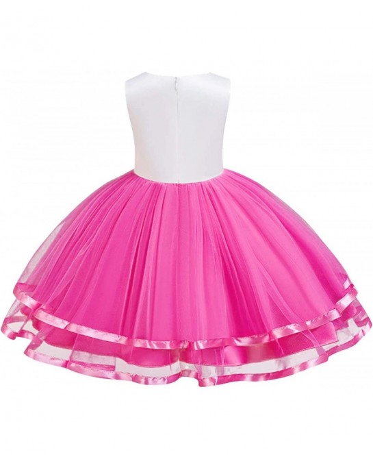 Rainbow Unicorn Dress for Girls Toddler Unicorn Costume Birthday Party Pageant Princess Dress Up Tutu Dress $34.68 Kids' Cost...