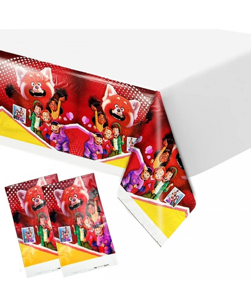 2Pcs Red Panda Tablecloth for Turning Red Table Cover Quinceanera Decorations Birthday Party Supplies Decorations $14.82 Kids...