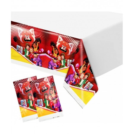 2Pcs Red Panda Tablecloth for Turning Red Table Cover Quinceanera Decorations Birthday Party Supplies Decorations $14.82 Kids...