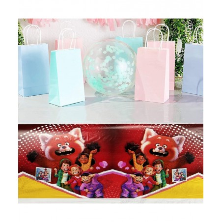 2Pcs Red Panda Tablecloth for Turning Red Table Cover Quinceanera Decorations Birthday Party Supplies Decorations $14.82 Kids...