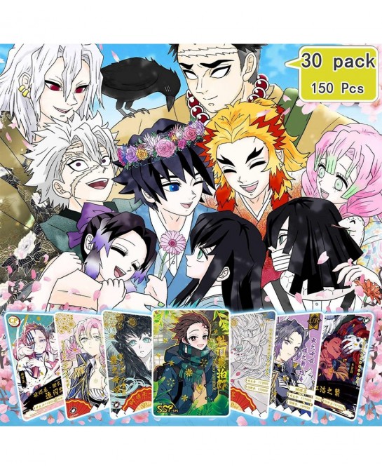 Anime Cards CCG Collectible Booster Card Box Trading Playing TCG Boosted Packs Photocards Fan Gift Set (4-2) $63.63 Trading C...