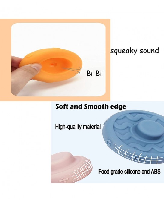 Baby?Toys 6-8-12 Months 6 Pcs Stacking Rings Soft Toys&Teething?Toys Squeeze Play with Early STEM Learning Toy Christmas Stoc...