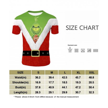 Adults Shirts Men's Short Sleeve Shirts 3D Print Tshirt Suitable for Men Women Youth $33.42 Kids' Dress-Up Accessories