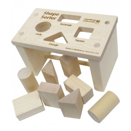 Shape Sorter Bench - Made in USA $64.26 Early Development & Activity Toys