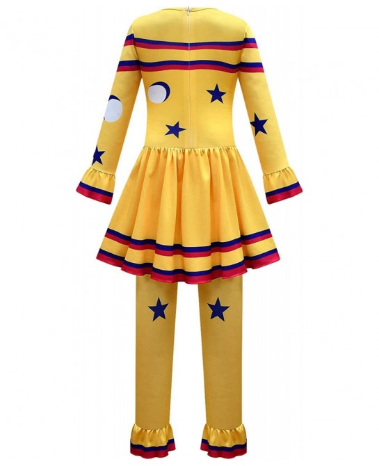 Kids Clown Costume Dress Halloween Cosplay Outfits with Mask 5-10Y $37.24 Kids' Costumes