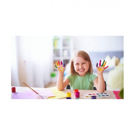 Water color Paint Set for Kids - Bulk Watercolor Paint Set of 24 - Washable Watercolor Paints in 12 Colors - Ideal Fun and Le...