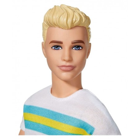 Ken 60th Anniversary Doll 2 in Throwback Workout Look with T-Shirt Athleisure Pants Sneakers & Hand Weight Kids 3 to 8 Years ...