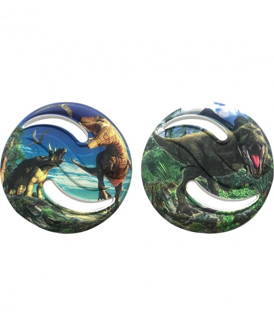 Dino Saucer Foam Flying Disc 2 Pack (FD-C) $25.66 Flying Toys