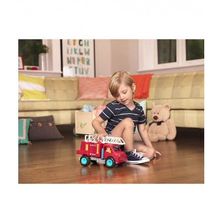 Fire Engine Truck with Working Movable Parts & 2 Firefighters Figurines - Toy Trucks For Toddlers 18M+ Red $18.89 Kids' Play ...