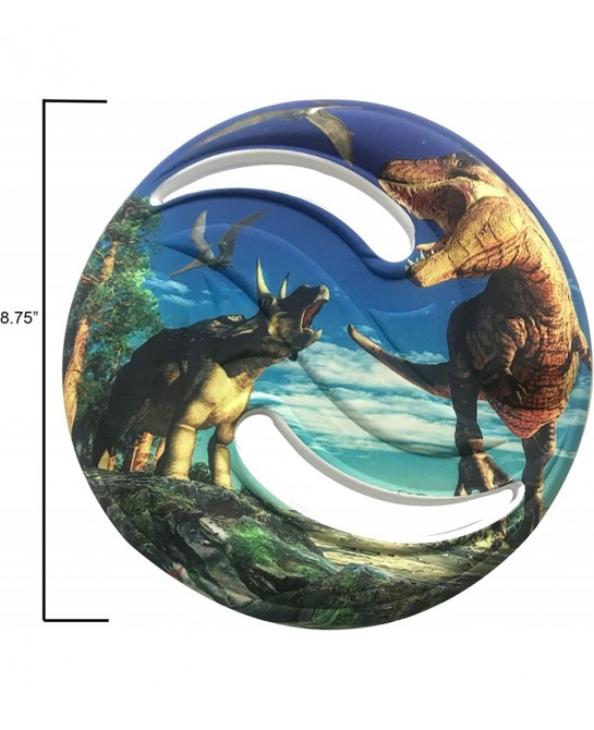 Dino Saucer Foam Flying Disc 2 Pack (FD-C) $25.66 Flying Toys
