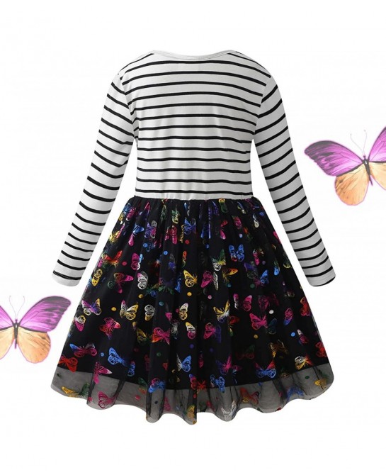 Tulle Dress for Girls Cute Casual Ruffle Princess Outfit Clothes Toddler/Little/Big Kid Girls Clothing Size 2-10T $35.10 Kids...
