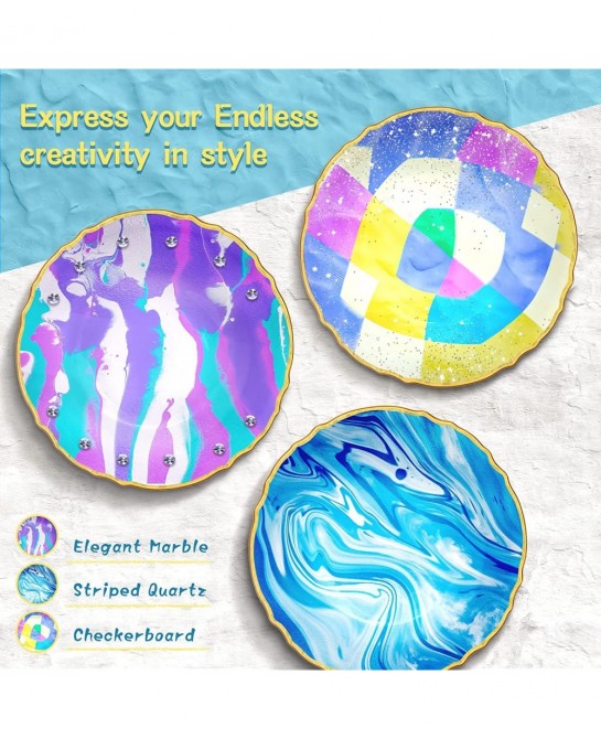 DIY Craft Kits Jewelry Dish Making Arts and Crafts for Girls Ages 8-12 Clay Art Projects Crafts for Kids - Teen Girl Gifts Cr...