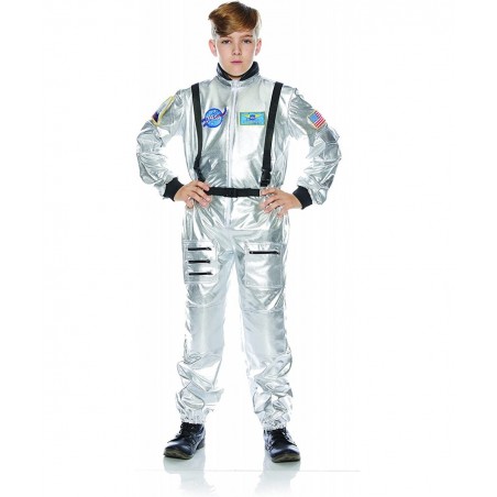 Astronaut Silver Child Space Explorer Costume $45.44 Kids' Costumes