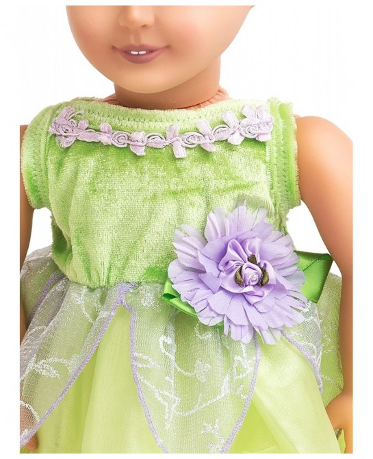 Tinkerbell Fairy Doll Dress - Doll Not Included - Machine Washable Child Pretend Play and Party Doll Clothes with No Glitter ...