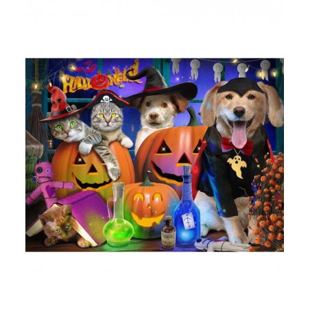 Halloween Pets Jigsaw Puzzle 550 Piece $29.13 Jigsaw Puzzles