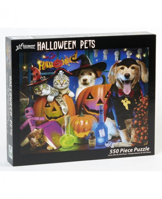 Halloween Pets Jigsaw Puzzle 550 Piece $29.13 Jigsaw Puzzles