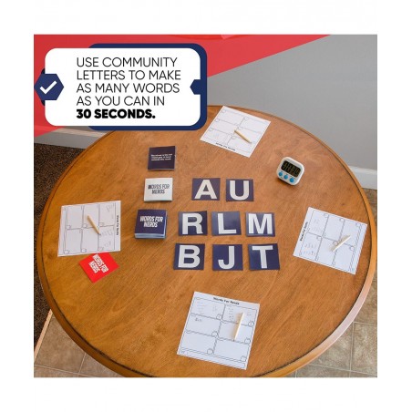 Words for Nerds - Competitive Word Building Card Game Ultimate Board Game for Word Lovers Perfect for a Party or Game Night w...