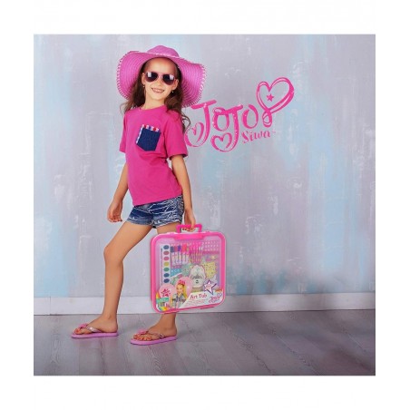 JoJo Siwa Coloring and Activity Art Tub Includes Stickers Mess Free Crafts Color Kit in Art Tub Bookmark for Toddlers Girls a...